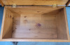 Wooden Pine Chest , measures 28"×12.5"×15.5" - 3