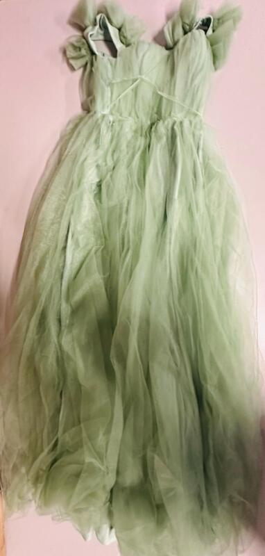 New Faeriesty Women&rsquo;s XS Formal Tulle Dress, Green