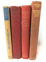 4 Antique to Vintage Hardcover Books: [1898] Fights For The Flag, [1922] My Discovery of England, [1945] Everybody's Political What's What?, [1955] Old Poems And New Verse,