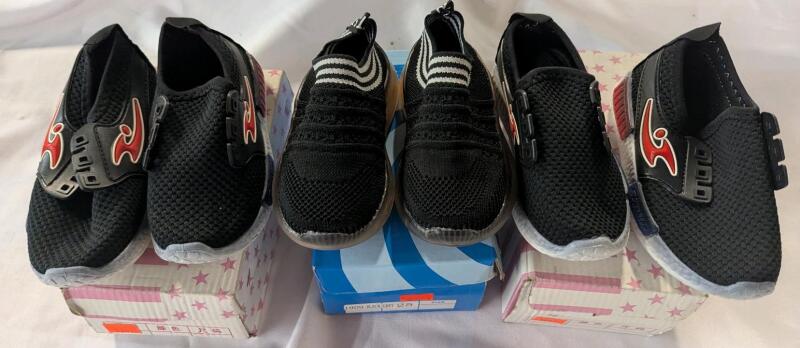 3 New Kids Shoes Sizes 25-30