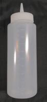 12 New Wide-mouth polypropylene bottles w/ Squeeze Caps