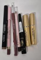 [See Desc] 7 Beauty Eye Products: Eyeliners, Eye Shadow Stick & Tinted Volumizing Brow Gel (medium) 4g