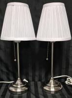 Pair of Table Lamps 21.5" Tall - Working