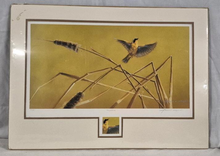 Vintage Signed Print "Marshland" # 97/395 - 23.5" by 17"
