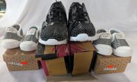 3 New Pairs of Shoes. 2x size 21. 1x Size 43