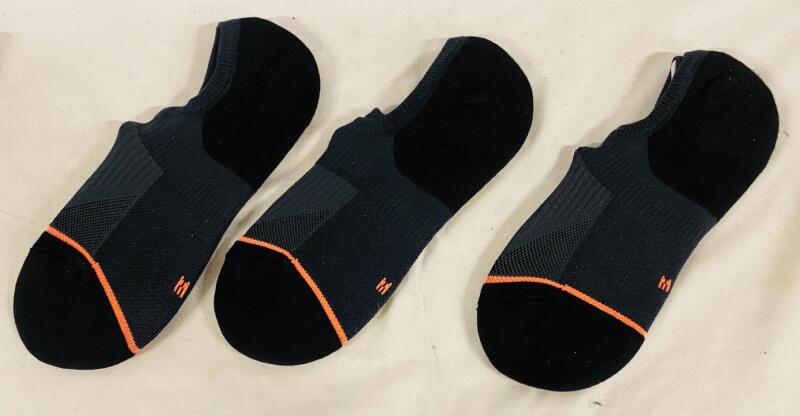 3 New Pairs of Men&rsquo;s Brisira Moisture-Wicking Socks, Black