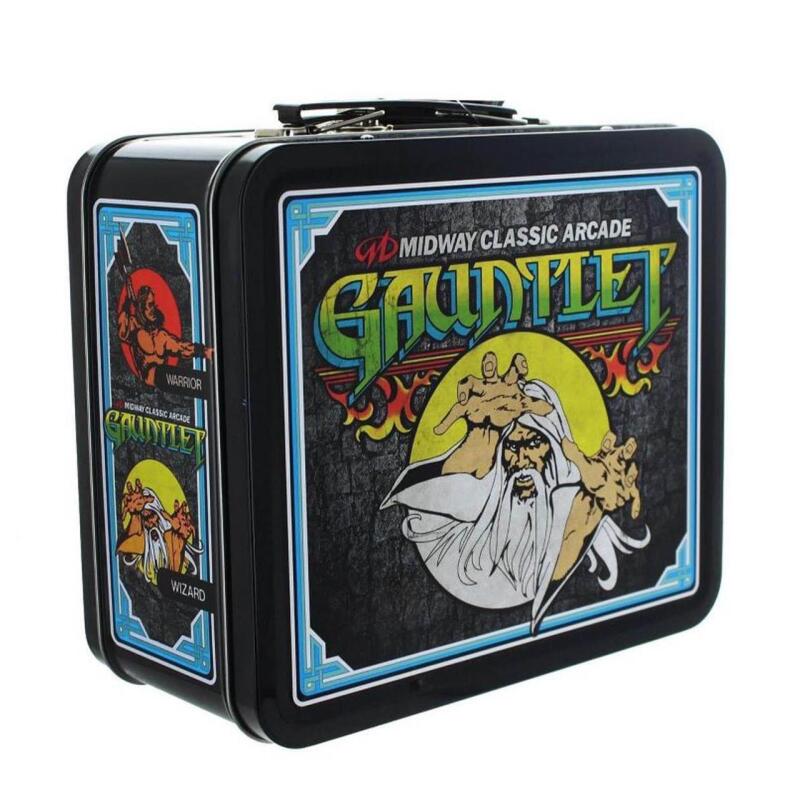 New Midway Classic Arcade Gauntlet Tin Lunchbox, 8&rdquo; x 7&rdquo; x 4&rdquo; - Retails for Over $50.00