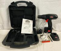 Jobmate Cordless Drill, 12V, 54-2893-4 - Includes Bits, Charger, and Case