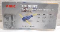 New Airic 90pc T-Tap Quick Splice Wire Connectors Kit