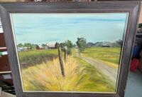 Vintage Singed Oil on Board 23.5" by 19.5"