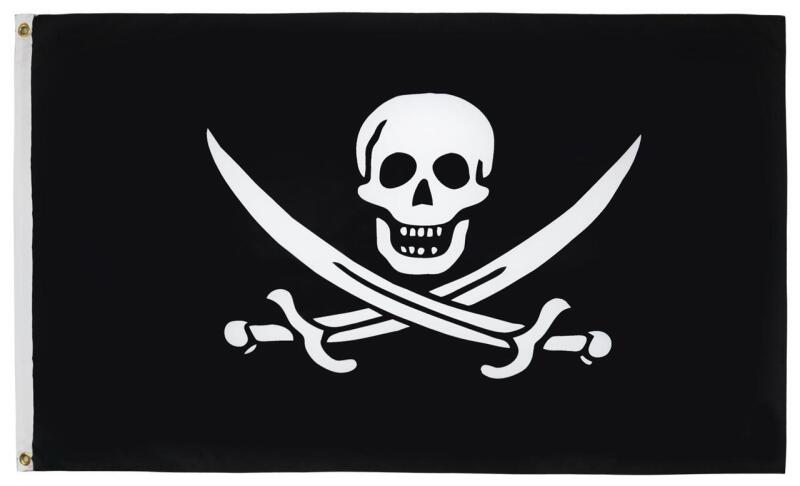 2 New Very Large AZ FLAG Pirate Jack Rackham Flags, 250x150cm
