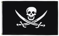 2 New Very Large AZ FLAG Pirate Jack Rackham Flags, 250x150cm