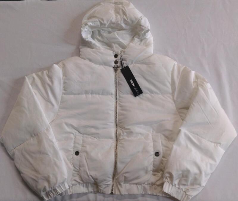 New Size S Women's Puffer Jacket, White