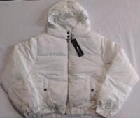 New Size S Women's Puffer Jacket, White
