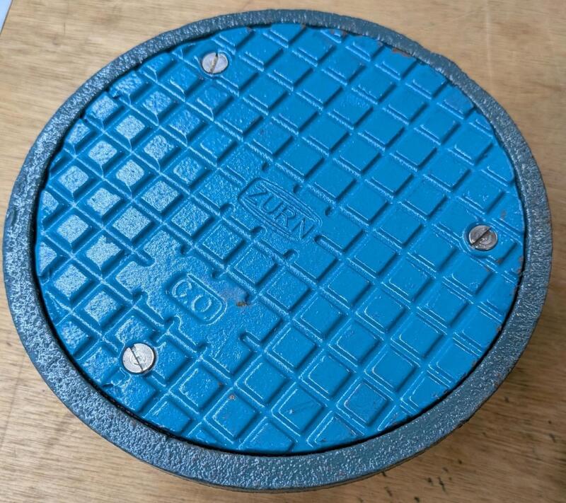 New Zurn Cast Iron non Adjustable No Hub Clean out. 4" hookup.