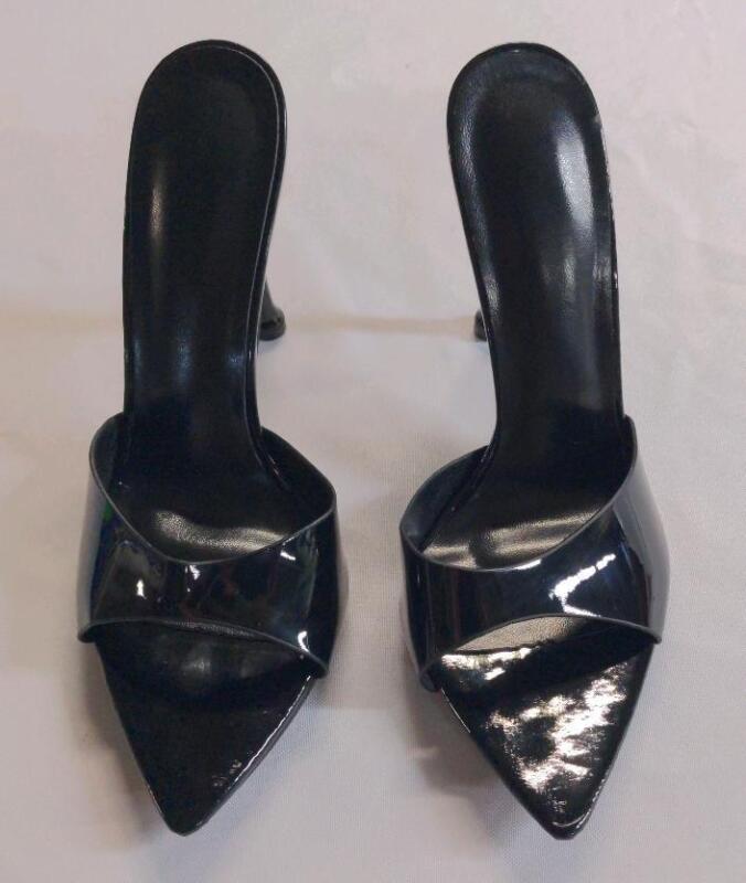 New Size EUR 38, Glossy High heels, Black