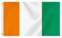 5 New AZ FLAG C&ocirc;te d'Ivoire (Ivory Coast) Flags, 150x90cm