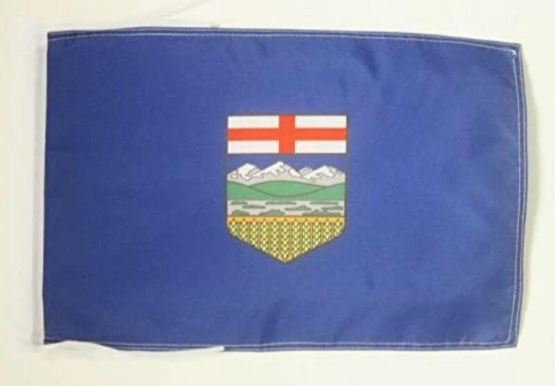 5 New AZ FLAG Alberta Flags with Cords, 45x30cm