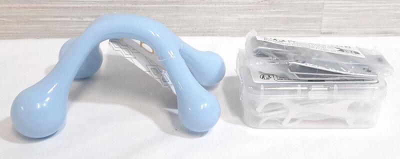 New Multi-Purpose Massager (5"&times;3"), 50 Teeth Floss Picks & 3 Nail Trimmers