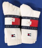 6 New Pairs Size 9-11 Women's TOMMY HILFIGER Cotton Blend Socks