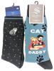 2 New Pairs Size 9-11 Women's / Size 7-12.5 Men's Cat Socks ; Reitman's & Sock Smith Cat Daddy