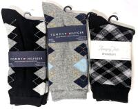 3 New Pairs Size 9-11 Unisex Socks, 2&times; TOMMY HILFIGER, 1&times; Dress Barn