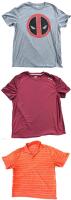 3 Sized XL/XXL Men's Shirts : Deadpool Logo Graphic Tee, Karbon Moisture Wicking, NIKE Golf Shirt
