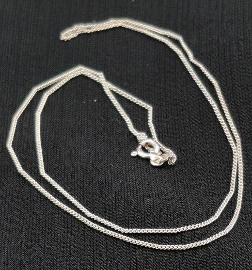 Vintage 17" Long Stamped 925 Italy Chain