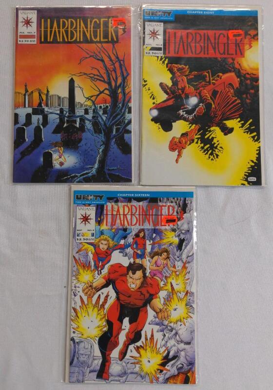 Harbinger #7, #8, #9 Comics