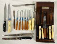 21 Knives and Carving Tools - See Photos