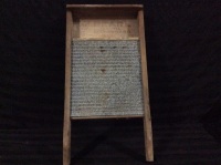 Vintage Pearl Granite-Ware Washboard 24 x 12 inches