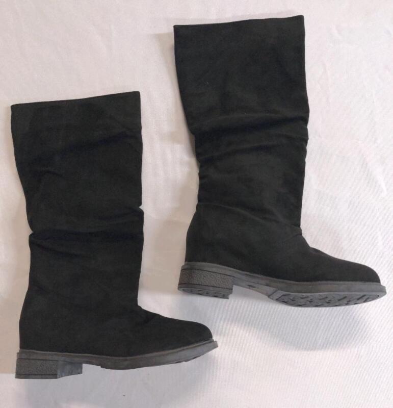 New Size EUR 37, Women's Slouch Boots, Black
