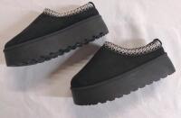 New Size EUR 38 Women's Platform Slippers, Black