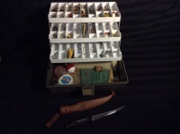 Tackle Box with Normark Filleting Knife & Tackle