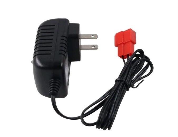 6V Battery Charger for Kids Riding Car, Red Square Plug