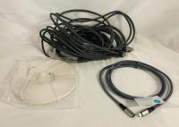 3 Assorted Cables, Includes USB3.2, Cat 6 Ethernet, USB-C to Ethernet; Longest Measures 200+ Inches