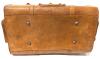 Large Vintage Travel Bag, 19" &times; 11.75" &times; 13", No Odor, Without Key, Would Benefit From Being Oiled / Treated - 5