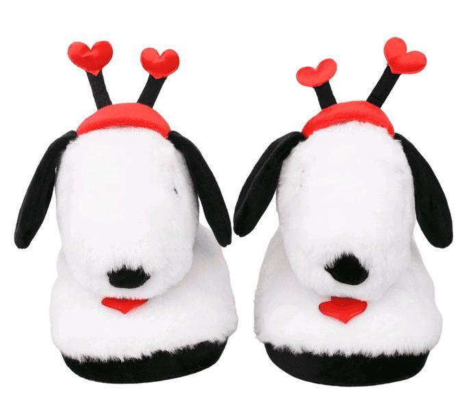 New sz 13/1 Kid's Peanuts Snoopy Plush Slippers