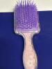 Sanrio Hello Kitty Filled with Glitter Sparkles Inside Cushion Hair Brush - Kitty Face Design, Soft Rubber Teeth, ABS Anti-Slip Handle, Wide-Toothed Floating Sand Sequins Approximately 8 inch - 2