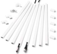 New ZhiYo Cord Hider Wall for One Cord, 136in Cord Covers for Wires on Wall.