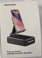 As New Jteman Phone Stand with a Bluetooth Speaker