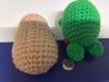 Two Positive Energy Handmade Crochet Friends Frog &lsquo;&rsquo; Never Frog-et the Difference You Have Made / You&rsquo;re Toad-ally Awesome/ Positive Sloth &lsquo;&rsquo; it doesn&rsquo;t matter how slow you go, as long as you Don&rsquo;t Stop&rsquo;&rsquo; approximately 3.15&rsquo;&rsquo; high - 6