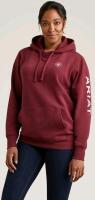 New Size Large Women's ARIAT Logo Hoodie, Zinfandel| Retails $79.95!