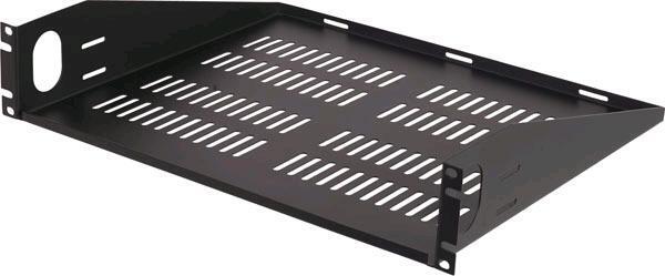 New Video Mount Products ER-S2UV Vented Two Space Rack Shelf. 19" x 3.5" x 14.9"