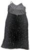 New Size 0XL Women's Lined Sequined Sleeveless Mini Dress, With Slit At Side & Zipper At Back - 2