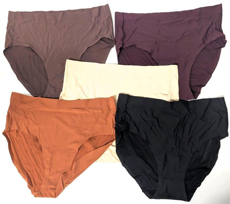 5pc New Size Large Women's Finetoo No-See Underwear Briefs
