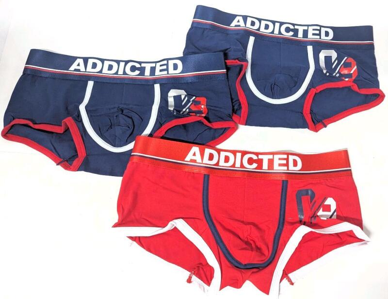 3 New Size Large Men's Low-Rise Cotton Blend Briefs With Stretch