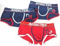 3 New Size Large Men's Low-Rise Cotton Blend Briefs With Stretch