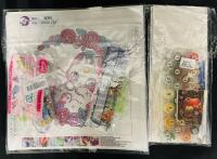 2 New Children&rsquo;s Art Kits, Includes Pumpkin Paint-By-Numbers Kit (Canvas Measures 22.5&rdquo; x 18.5&rdquo;) and Cute Kitty Diamond Painting Kit (12&rdquo; x 12&rdquo;)