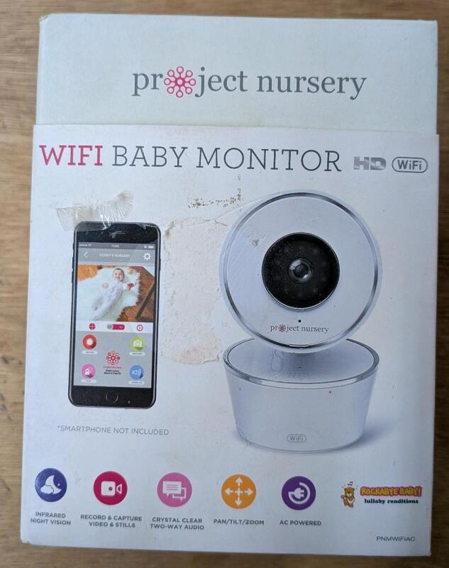 New Project Nursery Wifi Baby Monitor.